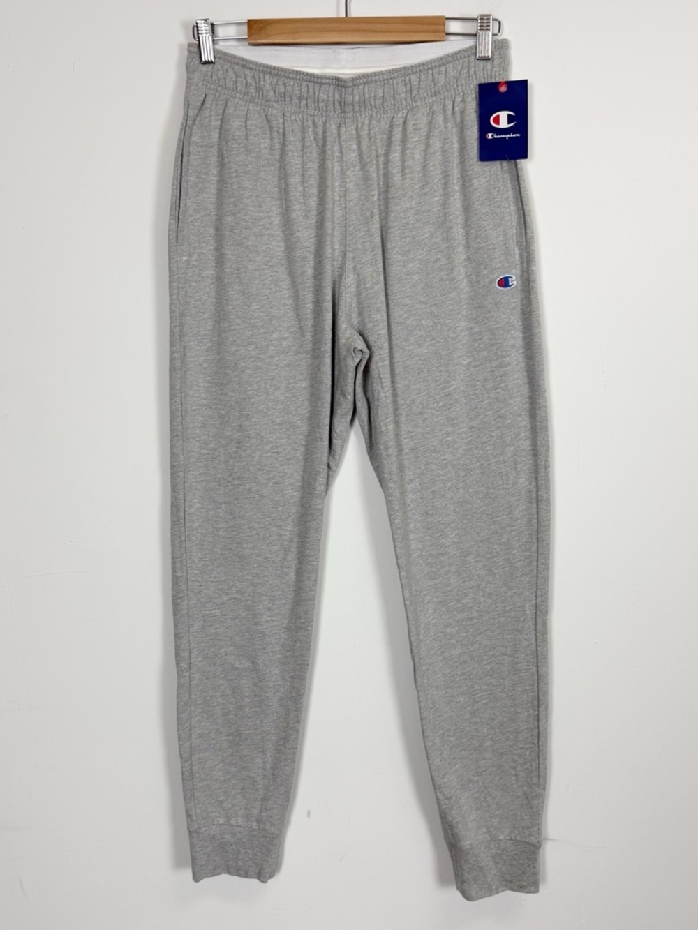 Champion Everyday Cotton Jogger Pants Mens Medium Gray Sweatpants Pockets NWT